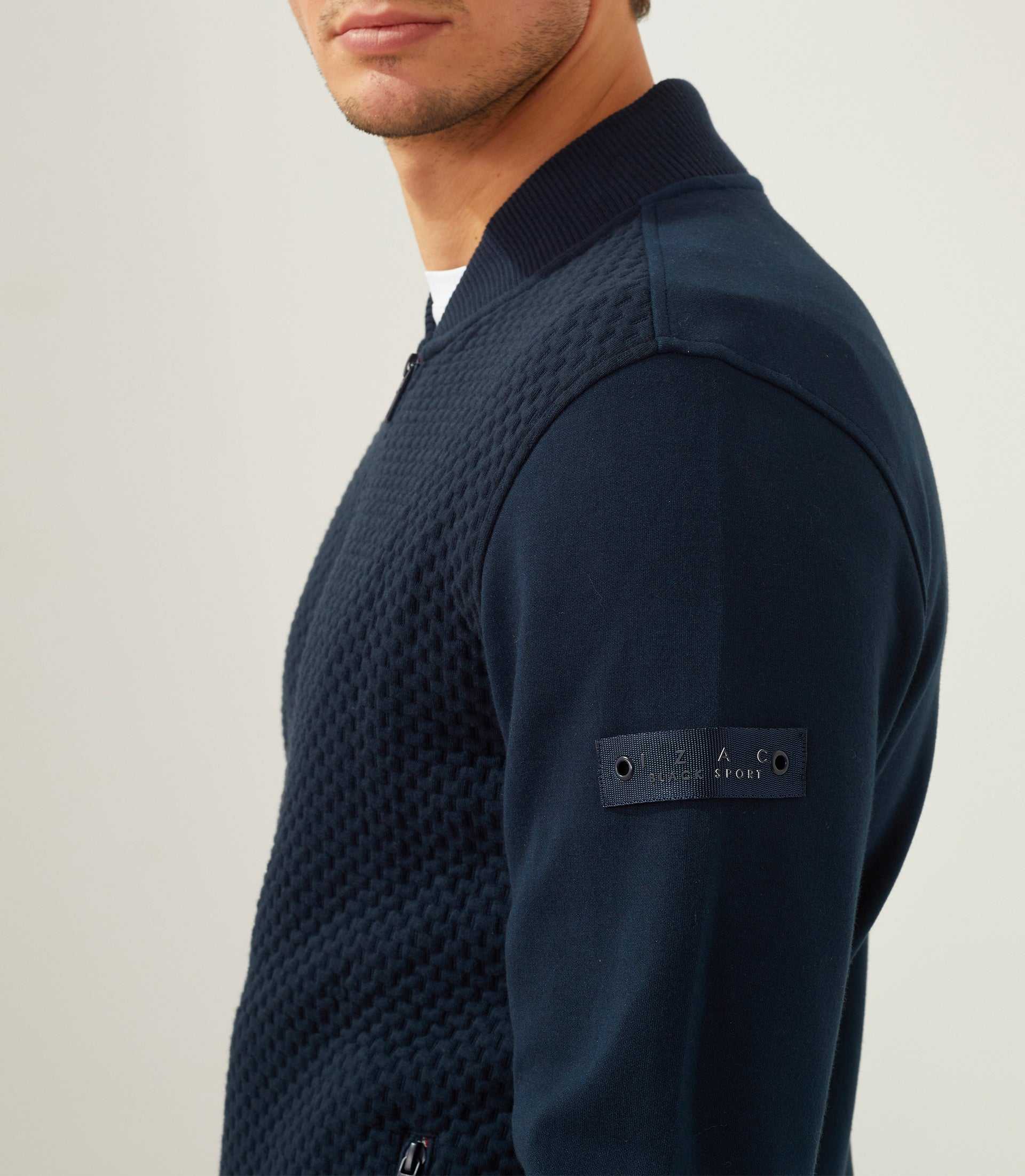 Sweat zippe marine "SWFabio" - IZAC