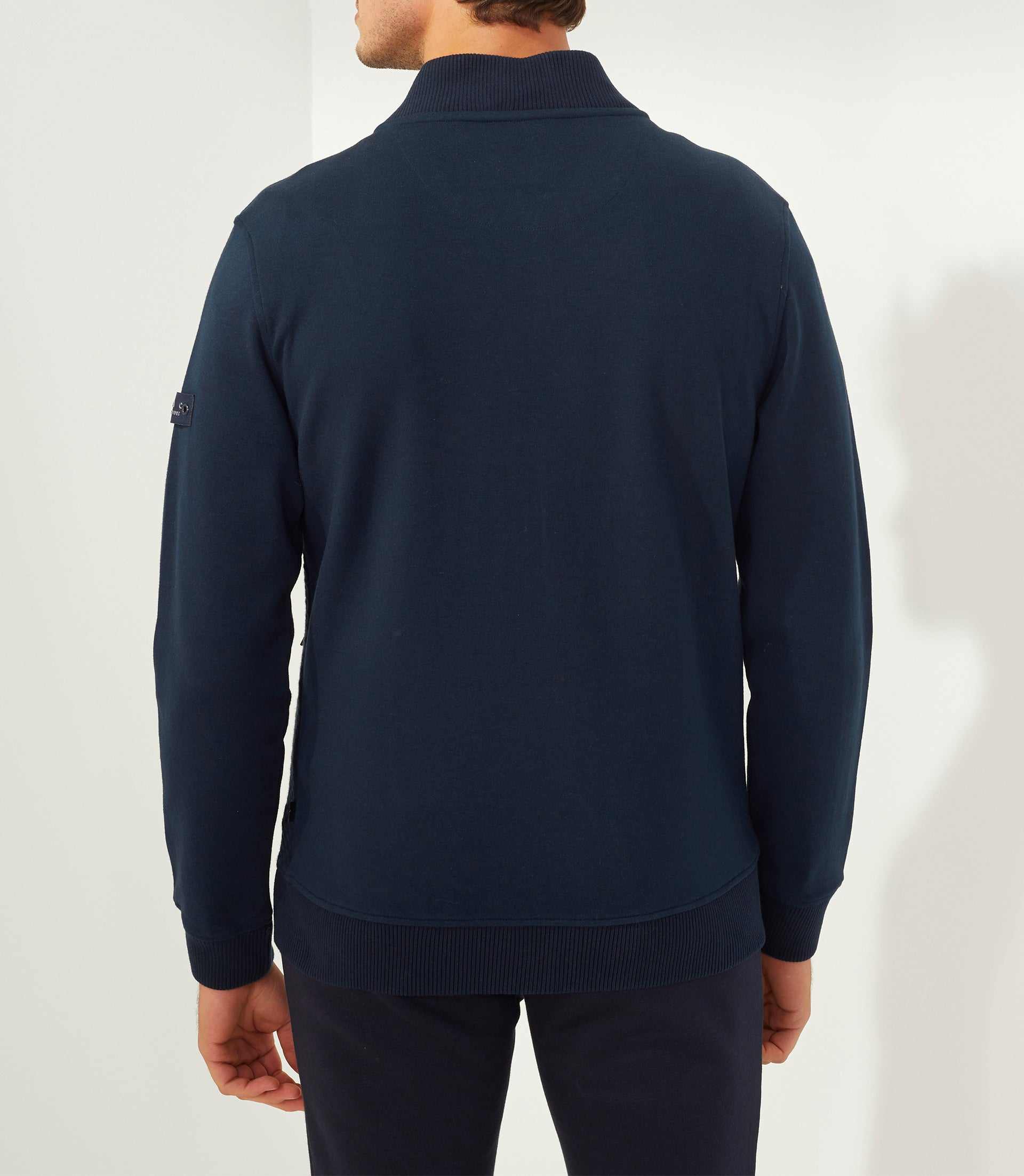 Sweat zippe marine "SWFabio" - IZAC
