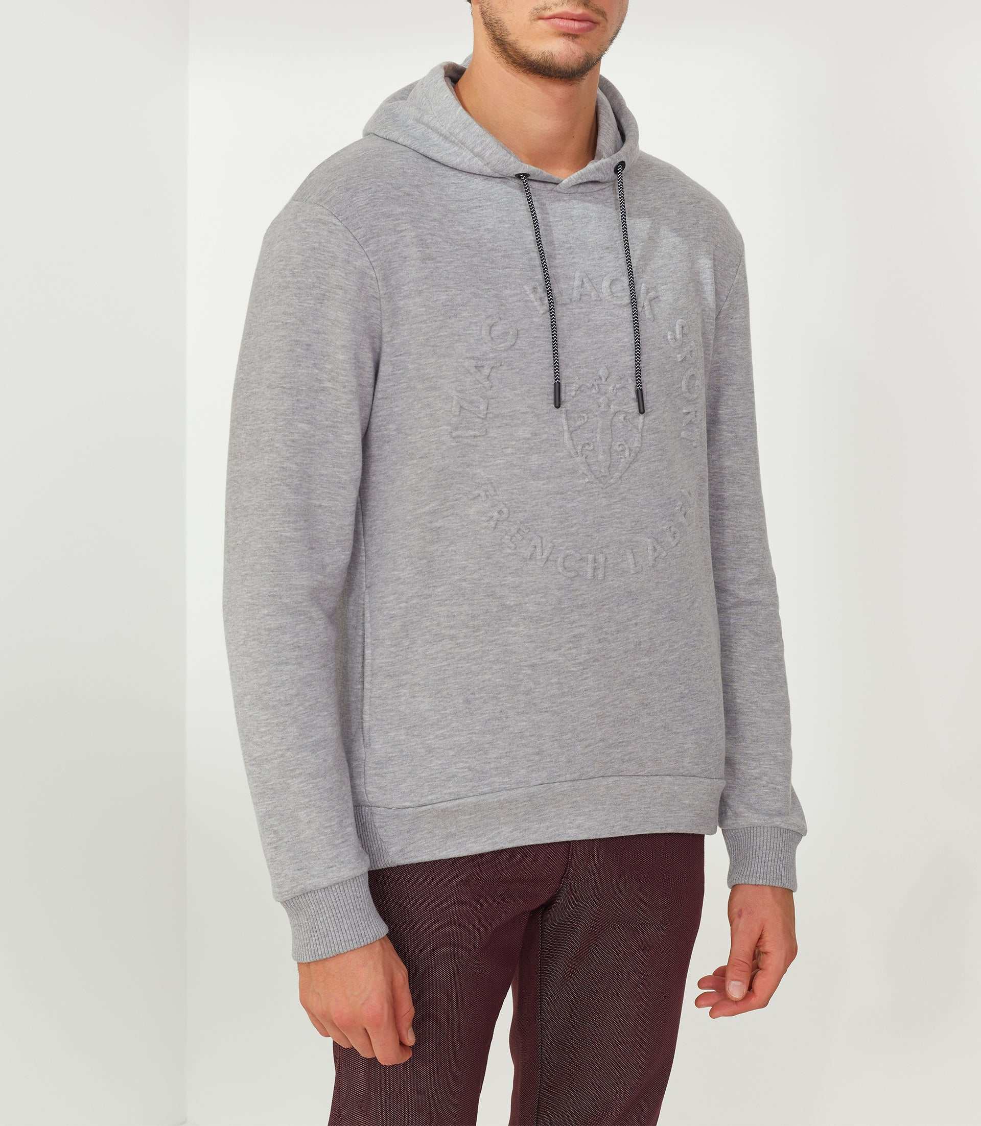 Sweat à capuche gris - chine "Swflorin" - IZAC