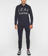 Sweat à capuche marine "Swdenis" - IZAC