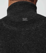 Pull col zippé anthracite - IZAC