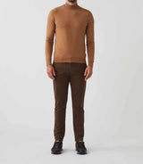 Pull col rond montant camel "Lazare" - IZAC