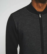 Gilet zippé col teddy noir BAO - IZAC