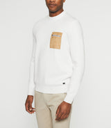 Pull col rond écru BRAD - IZAC