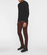 Pull col rond noir BRICE - IZAC