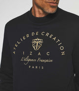 Sweat avec logo brodé marine SWBALI