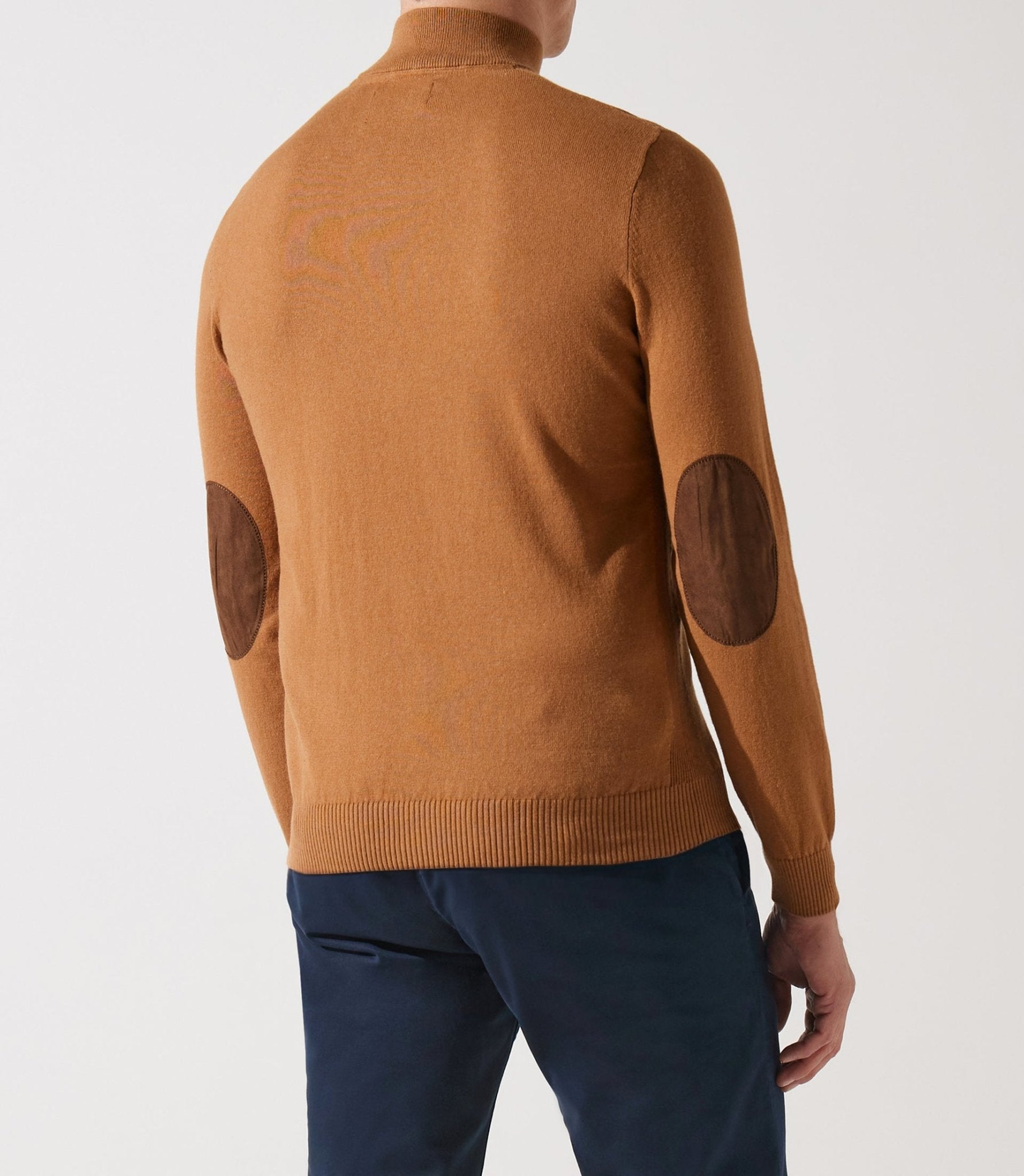 Pull col demi zip camel - IZAC