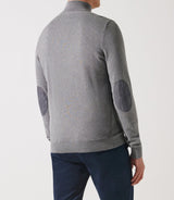 Pull col demi zip gris - IZAC