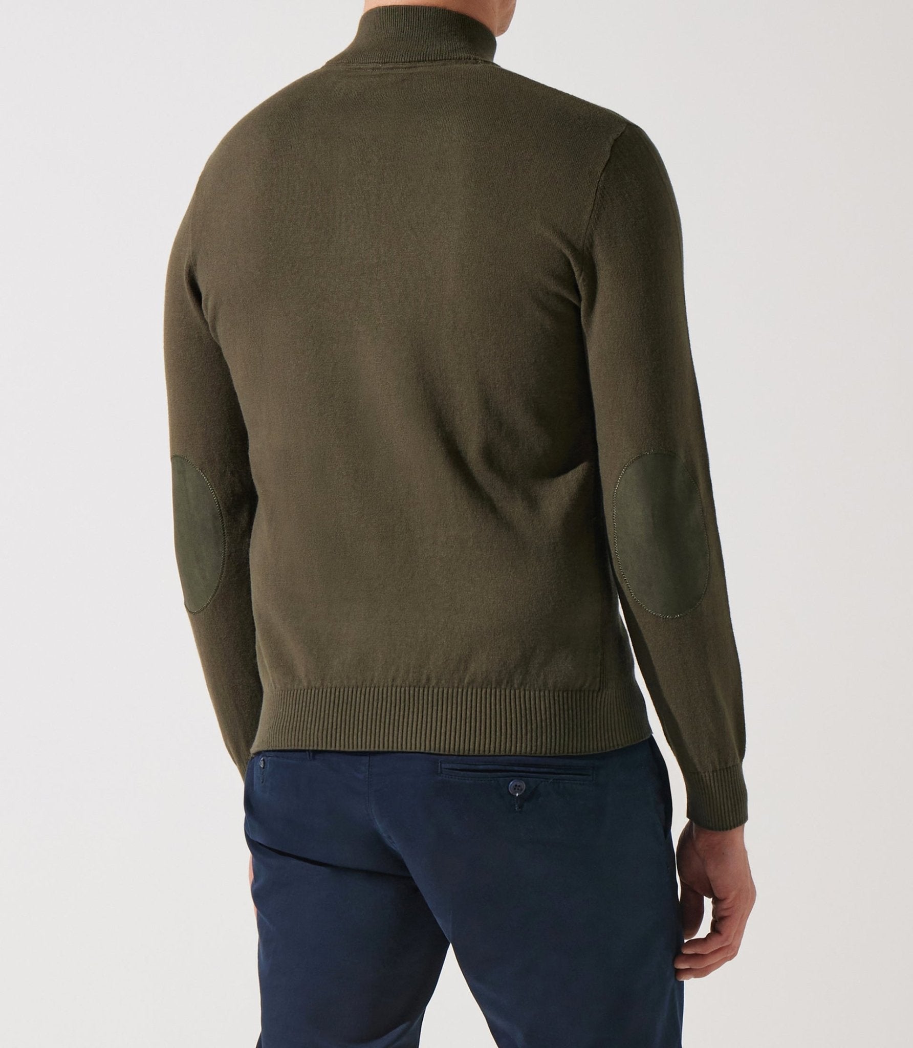 Pull col demi zip kaki - IZAC