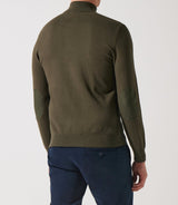 Pull col demi zip kaki - IZAC