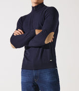 Pull col demi zip marine - IZAC