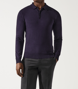 Pull col polo marine - IZAC
