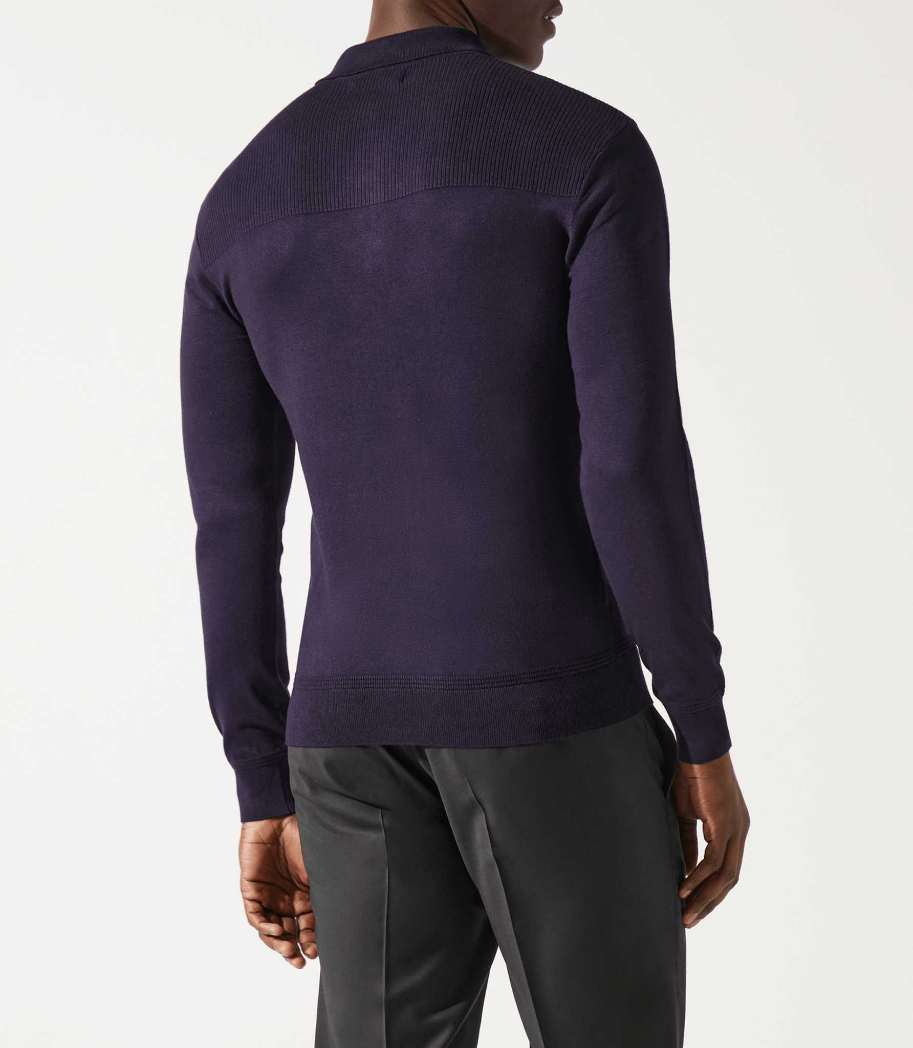 Pull col polo marine - IZAC