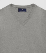 Pull col V gris - IZAC