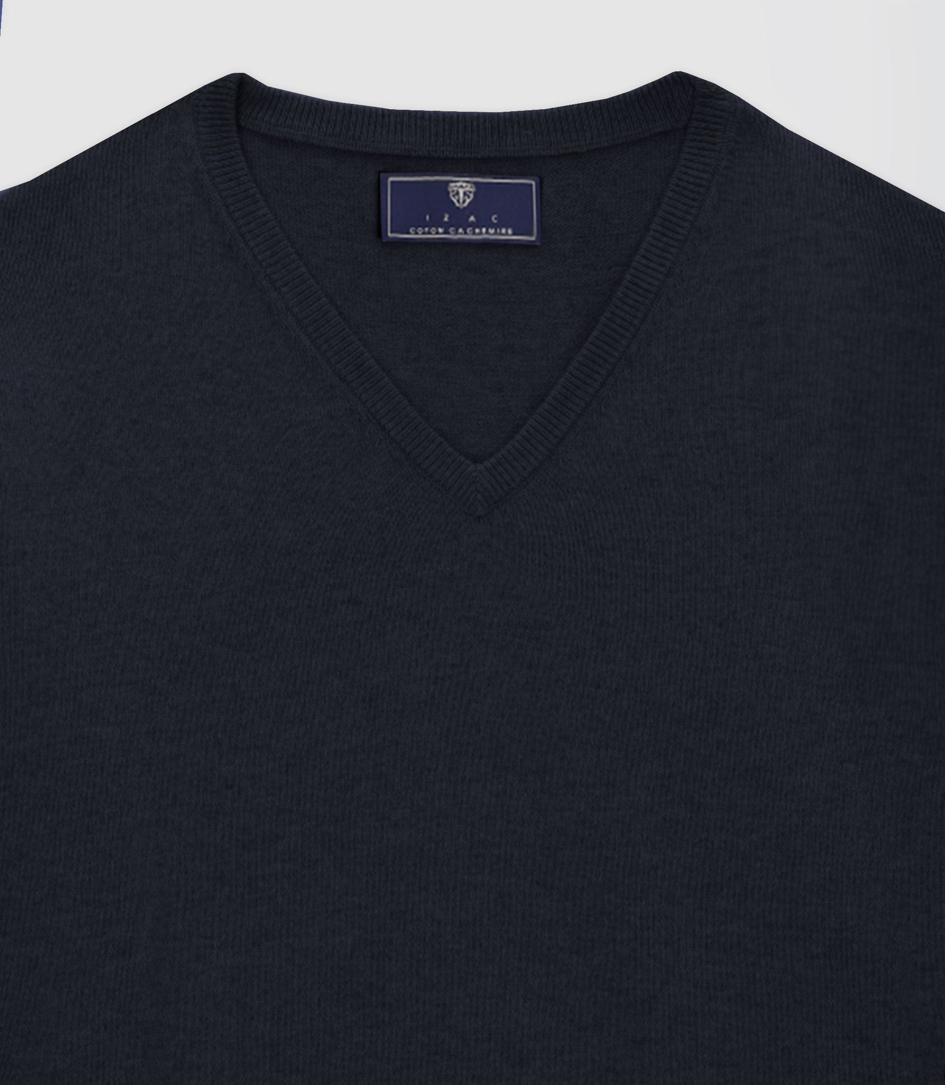 Pull col V marine - IZAC