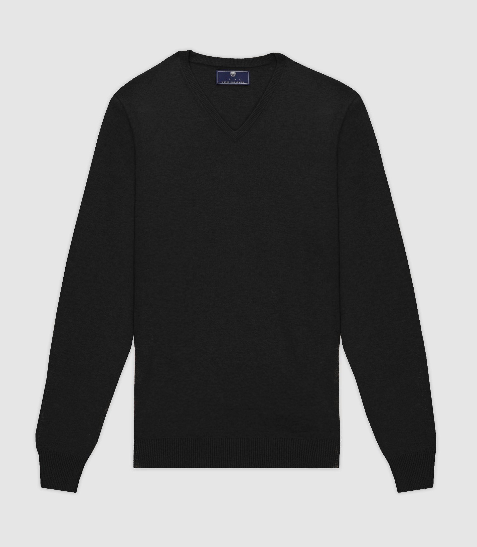 Pull col V noir - IZAC