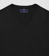 Pull col V noir - IZAC