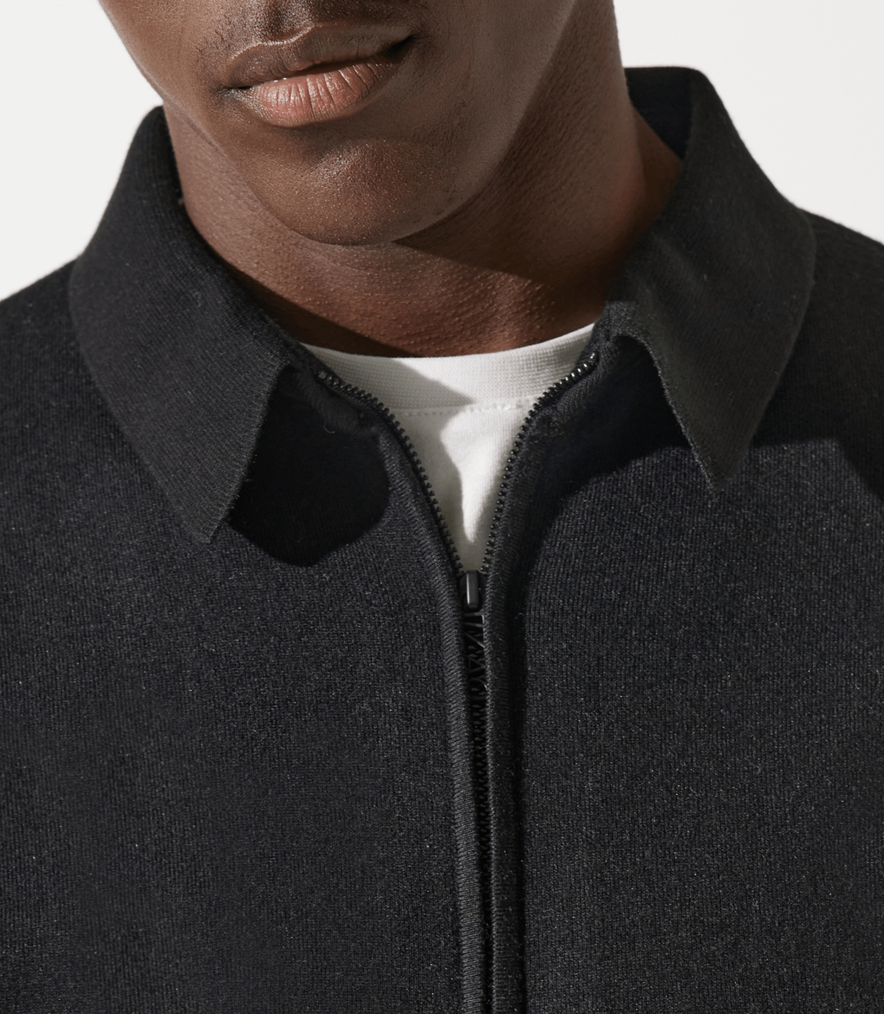 Gilet zippé noir - IZAC