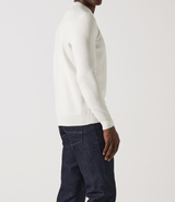 Pull col rond avec poche écru - IZAC