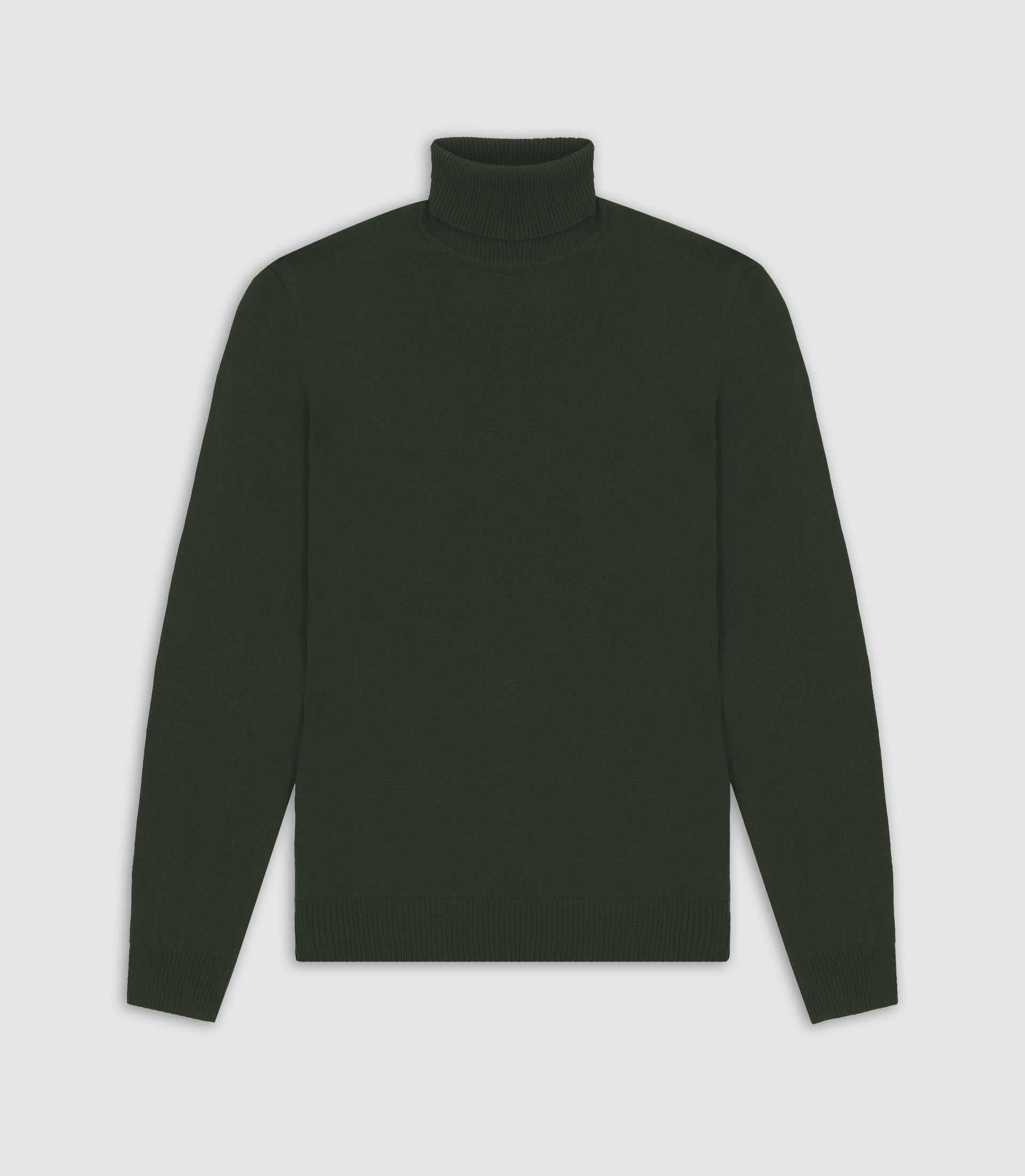 Pull col roulé kaki - IZAC
