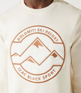 Sweat col rond fantaisie écru - IZAC