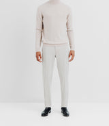 Pull col roulé 100% cachemire beige - IZAC