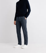 Pull col roulé 100% cachemire marine - IZAC