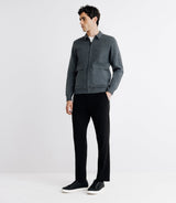 Pull cardigan zippé anthracite - IZAC