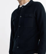 Pull en laine mérinos noir - IZAC