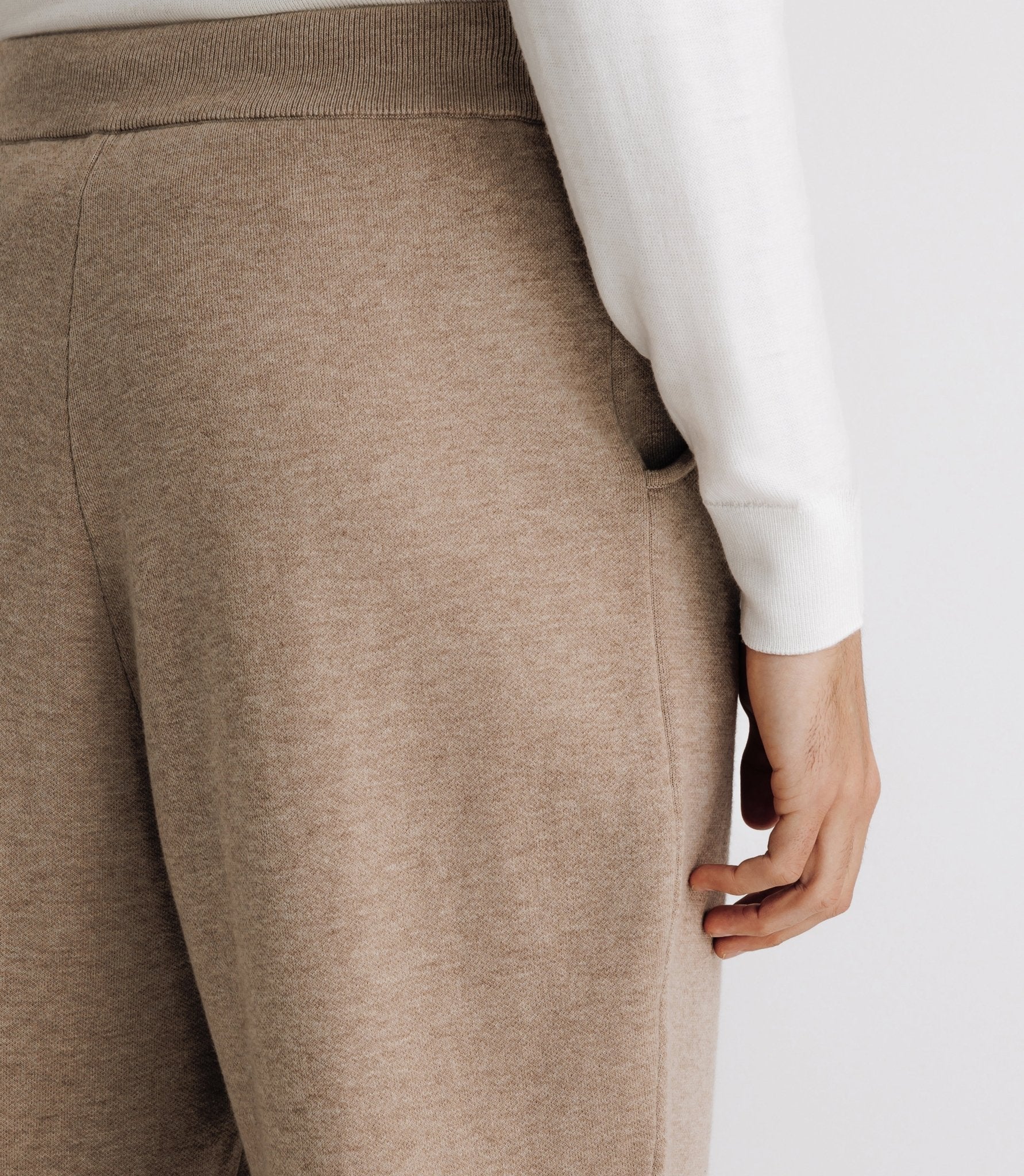 Jogging en maille beige - IZAC