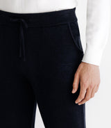 Jogging en maille marine - IZAC