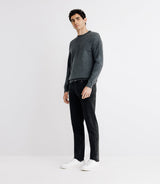 Pull sweat col rond anthracite - IZAC