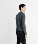 Pull sweat col rond anthracite - IZAC