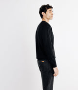 Pull sweat col rond noir - IZAC