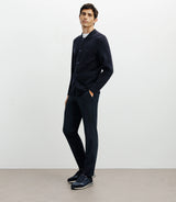 Cardigan surchemise en maille marine - IZAC
