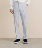 Pantalon 100% lin bleu ciel