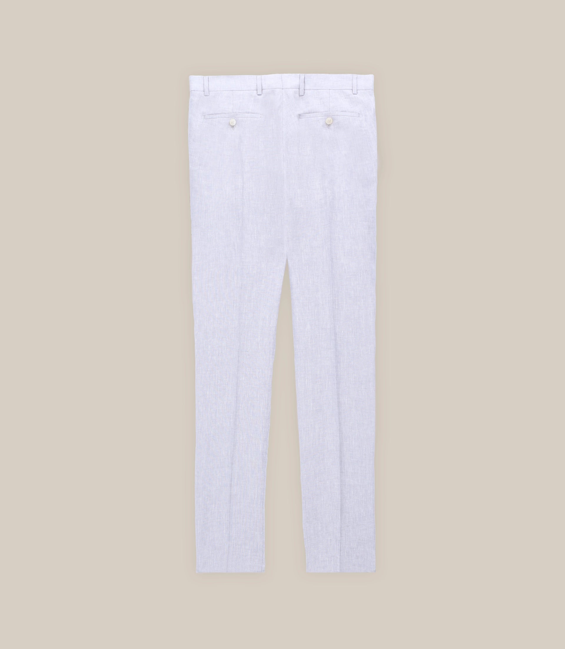 Pantalon ville 100% lin gris - IZAC