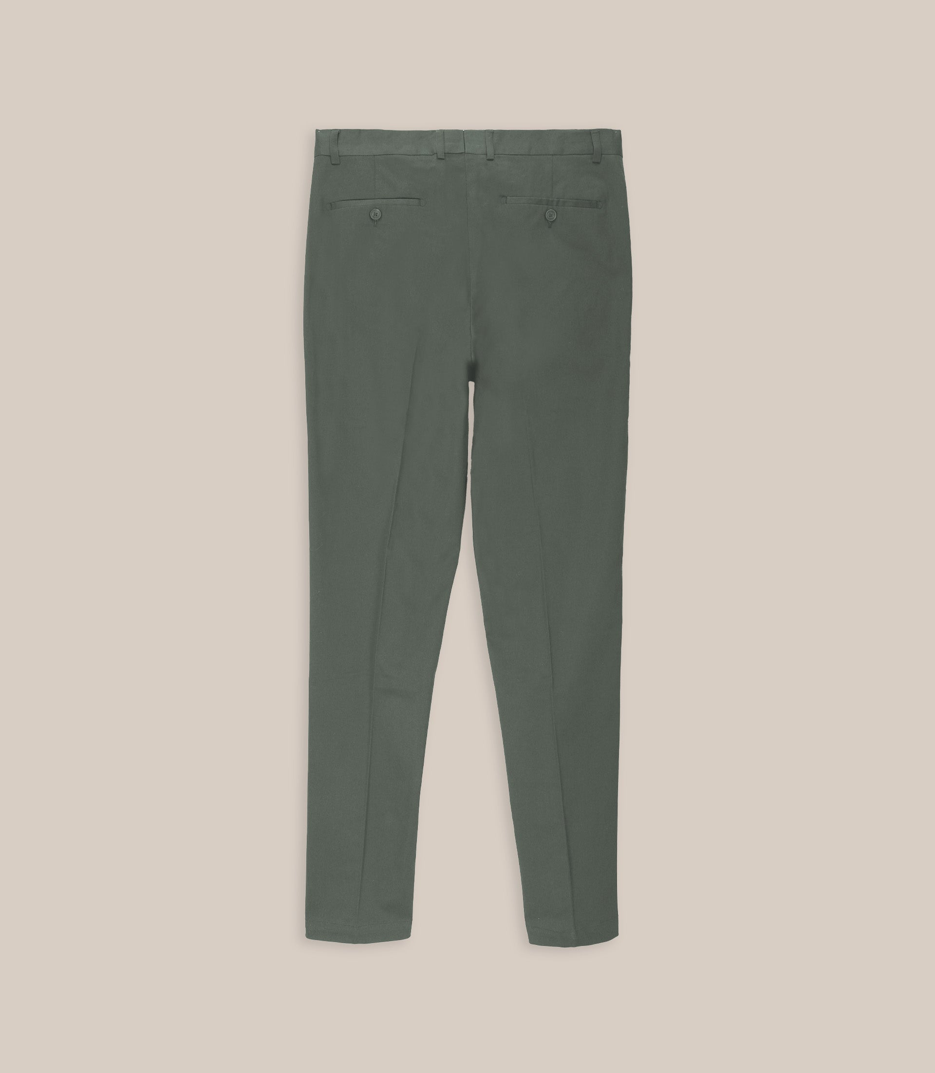 Pantalon taille mi - haute kaki - IZAC
