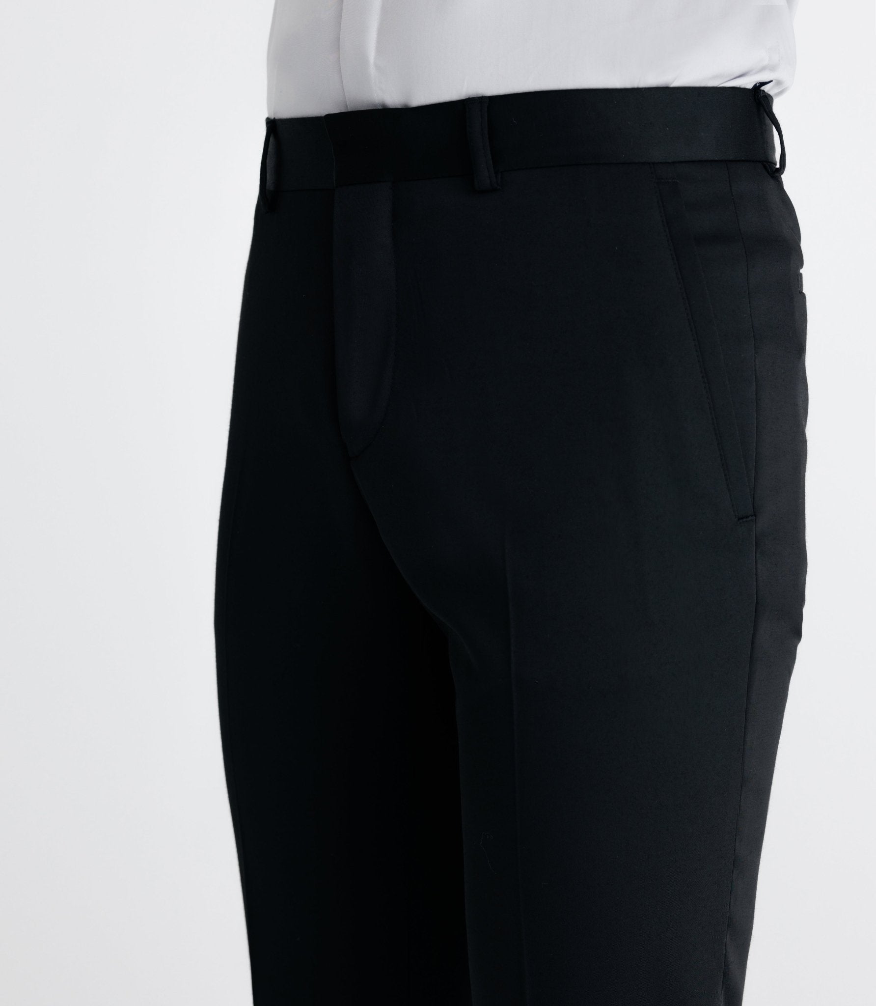 Pantalon ville tissu technique noir - IZAC
