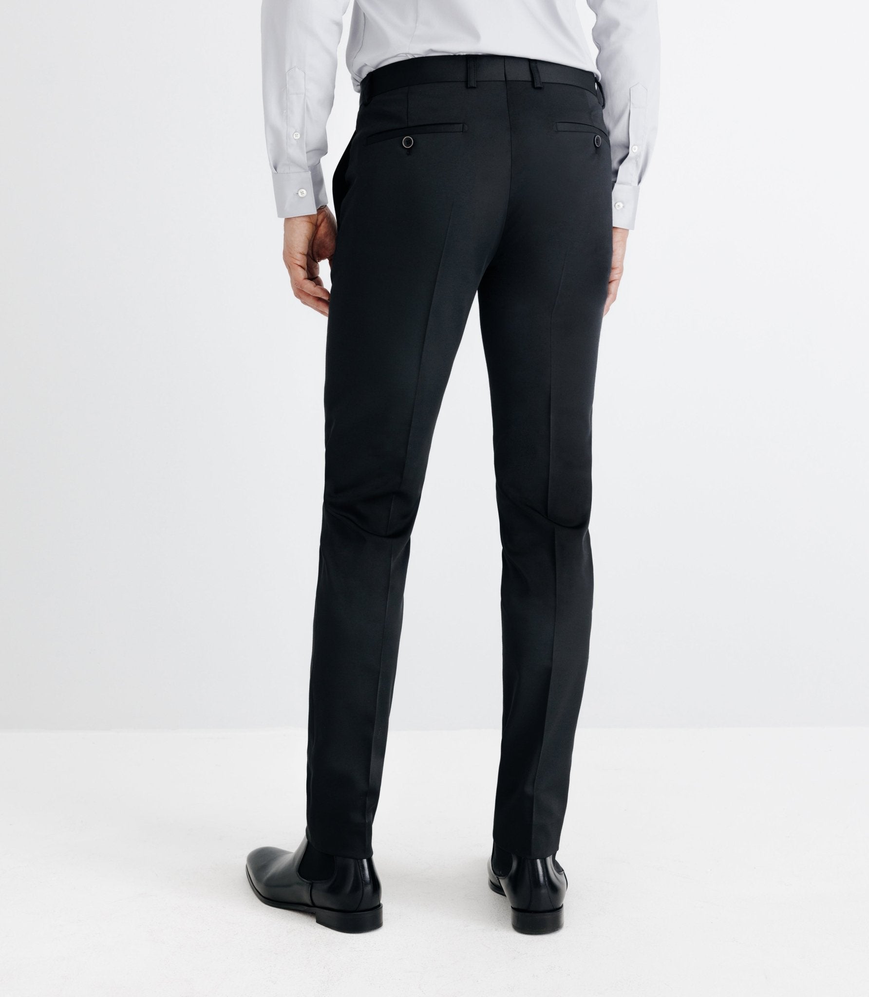 Pantalon ville tissu technique noir - IZAC