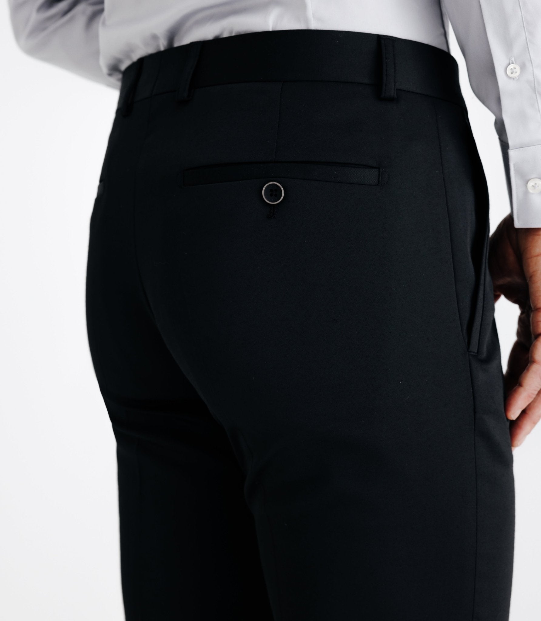 Pantalon ville tissu technique noir - IZAC