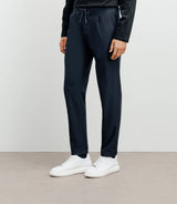 Pantalon ville en maille marine - IZAC