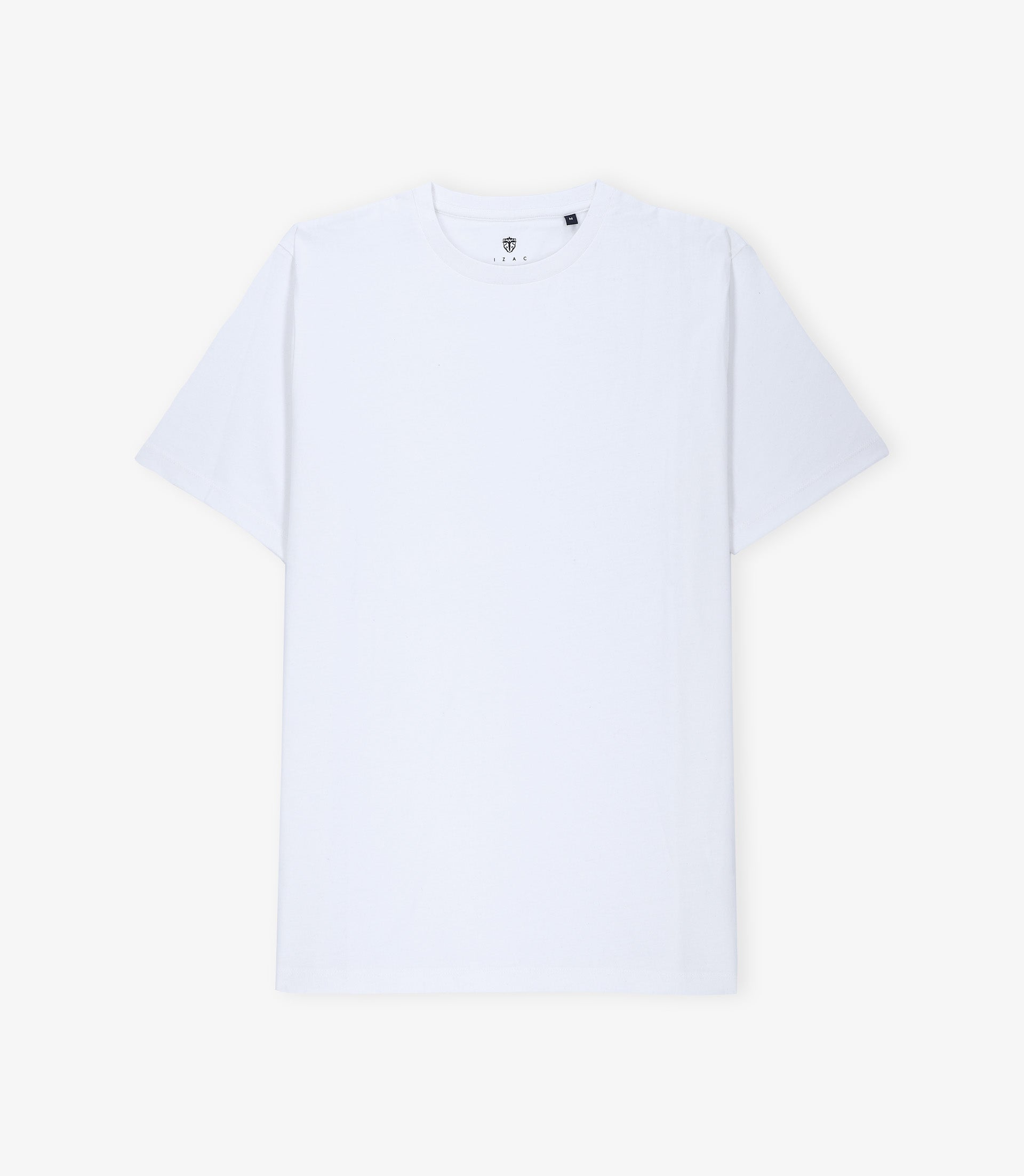T-shirt col rond blanc - IZAC