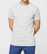 T-shirt uni gris chiné - IZAC