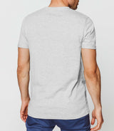 T-shirt uni gris chiné - IZAC