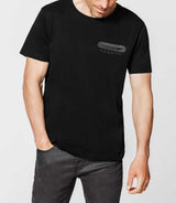 T-shirt noir zip - IZAC