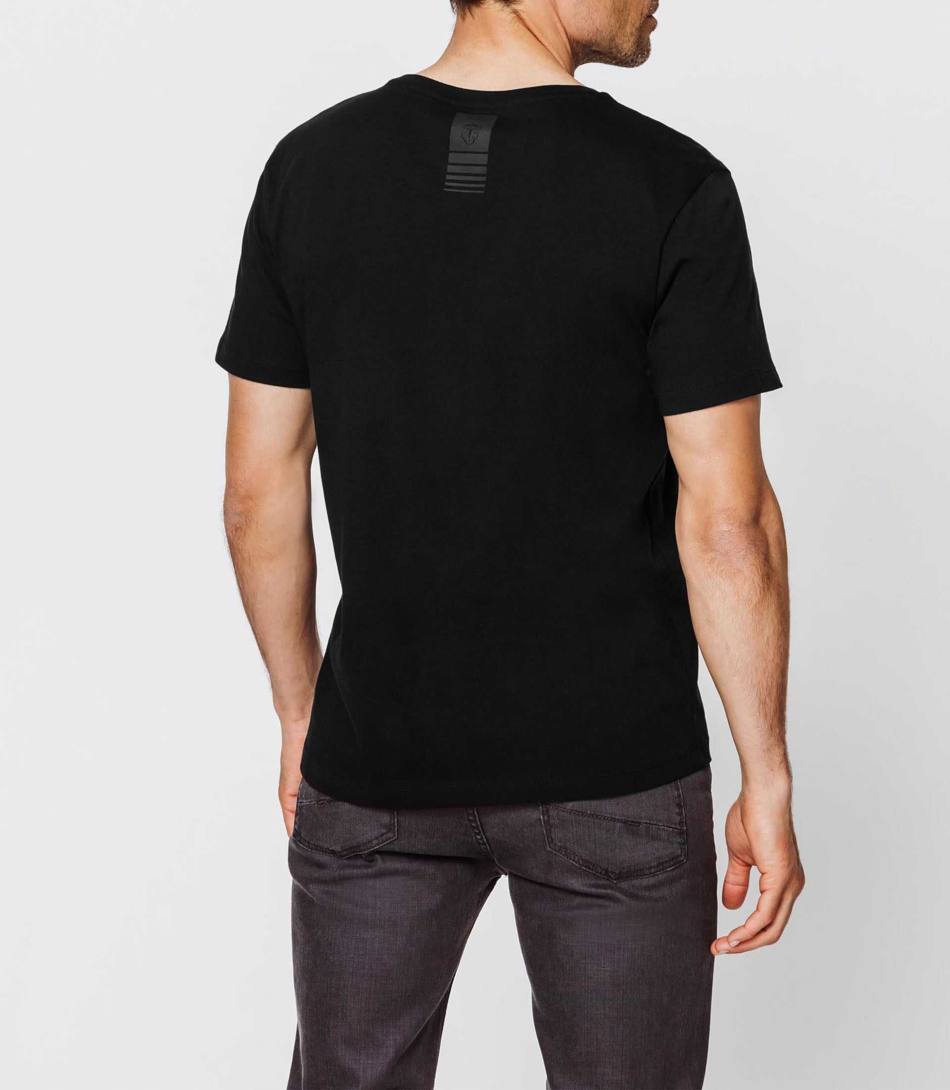 T-shirt noir zip - IZAC