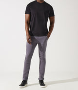 T-shirt uni noir GINO - IZAC