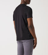 T-shirt uni noir GINO - IZAC