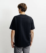 T-shirt oversize col rond noir - IZAC
